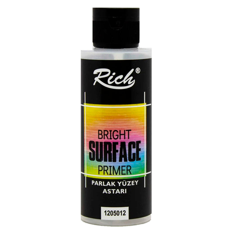 Rich Bright Surface Prime 120 cc Parlak Yüzey Astarı - Sanatsal Tuval ve Zemin Hazırlık Gesso