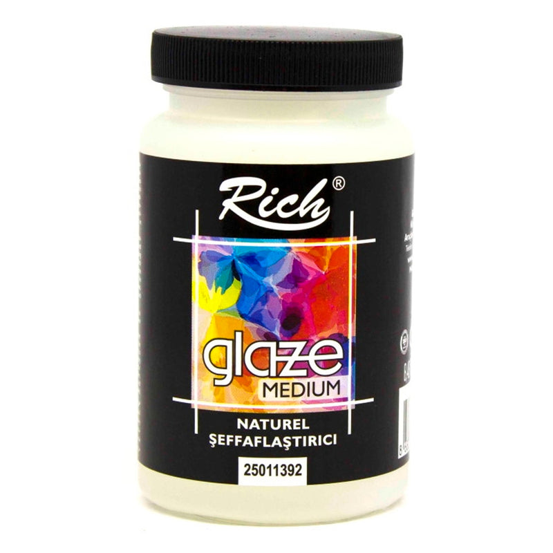 Rich Glaze Medium Naturel Şeffaflaştırıcı 250 ml - Akrilik ve Yağlı Boya Sanatsal Yardımcı Malzemesi
