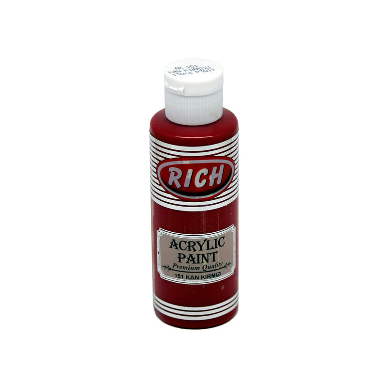 Rich Master Acrylic Kan Kırmızı 120 cc Akrilik Boya - Sanat, Resim ve Hobi İçin