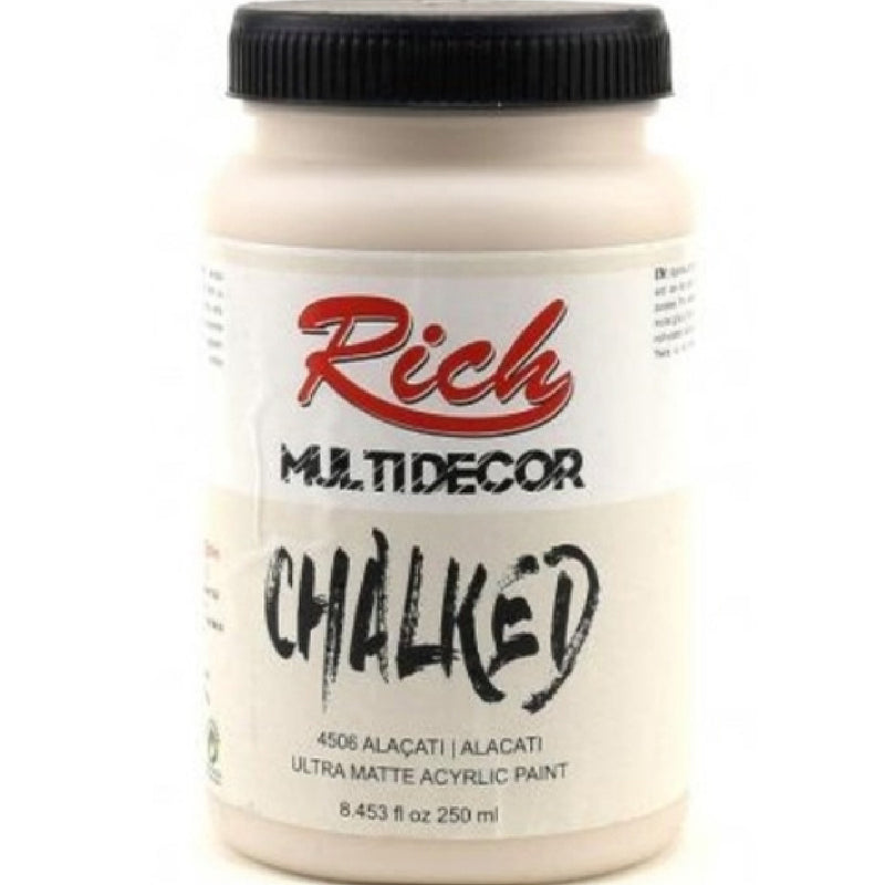 Rich Multi Decor Chalked 250 Cc Alaçatı Akrilik Boya - Hobi, Dekoratif ve Çok Amaçlı Sanat Boyası