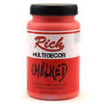Rich Multi Decor Chalked 250 Cc Pastel Kırmızı Akrilik Boya - Hobi, Dekorasyon ve Çok Amaçlı Mat Boya