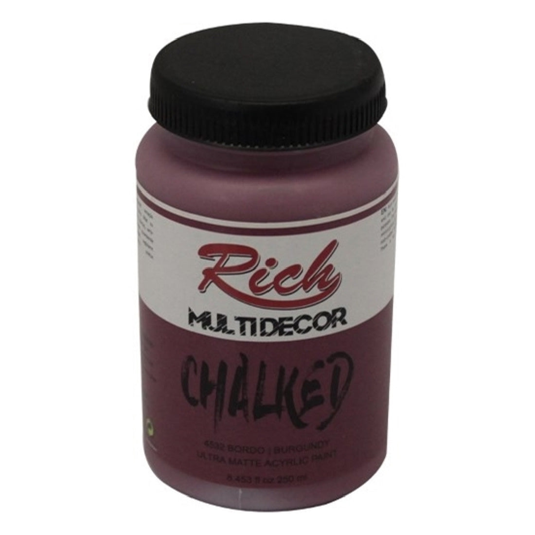 Rich Multi Decor Chalked 250 Cc Bordo Akrilik Boya - Hobi ve Dekorasyon Boyası