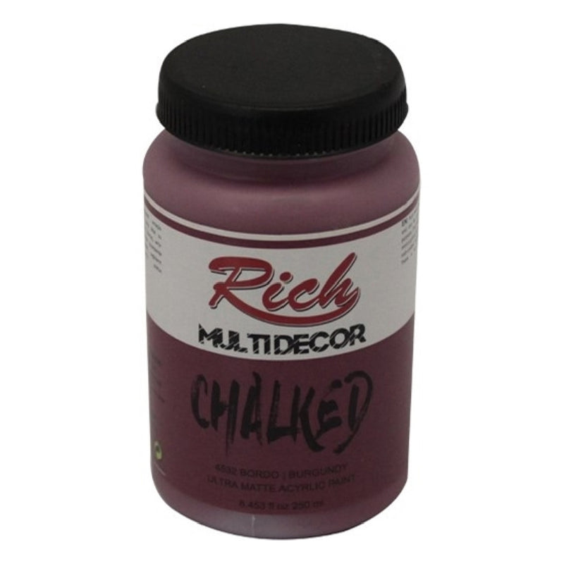 Rich Multi Decor Chalked 250 Cc Bordo Akrilik Boya - Hobi ve Dekorasyon Boyası
