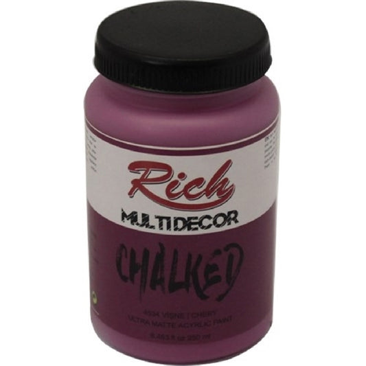 Rich Multi Decor Chalked Vişne Akrilik Boya 250 Cc - Sanatsal Hobi ve Dekorasyon Boyası