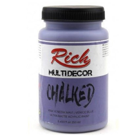 Rich Multi Decor Chalked 250 Cc Venedik Mavi Akrilik Boya - Hobi, Sanat ve Dekorasyon Boyası