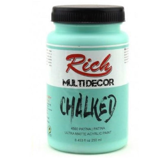 Rich Multi Decor Chalked Akrilik Boya 250 Cc Patina - Çok Amaçlı Mat Hobi Boyası