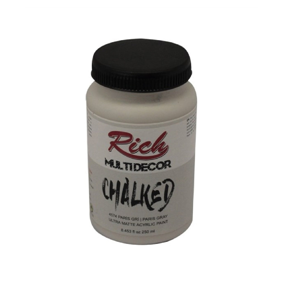 Rich Multi Decor Chalked 250 Cc Paris Gri Akrilik Boya - Hobi, Sanat ve Dekorasyon Boyası
