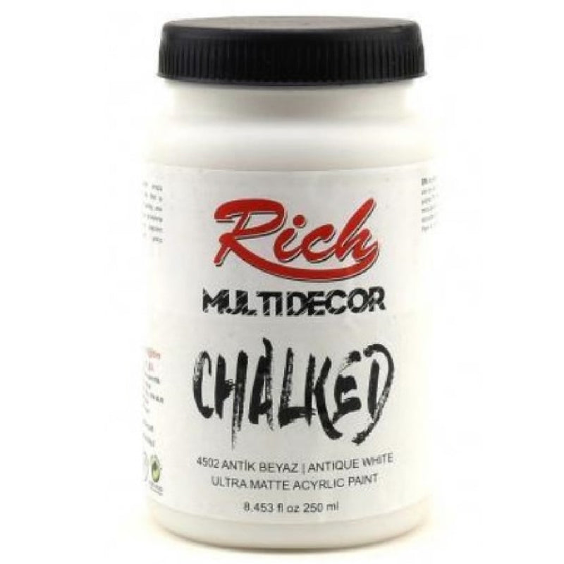 Rich Multi Decor Chalked 250 Cc Sütlü Kahve Akrilik Boya - Sanatsal, Hobi ve Dekorasyon Boyası