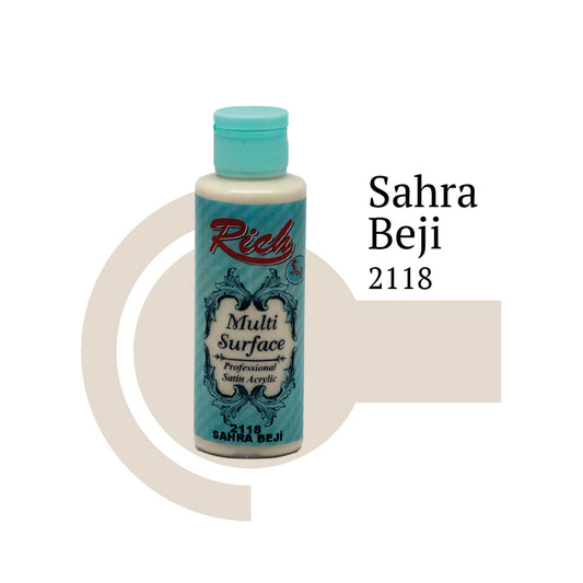 Rich Multi Surface 130 Cc Antik Bej Akrilik Boya - Sanatsal Hobi ve Dekorasyon Boyası