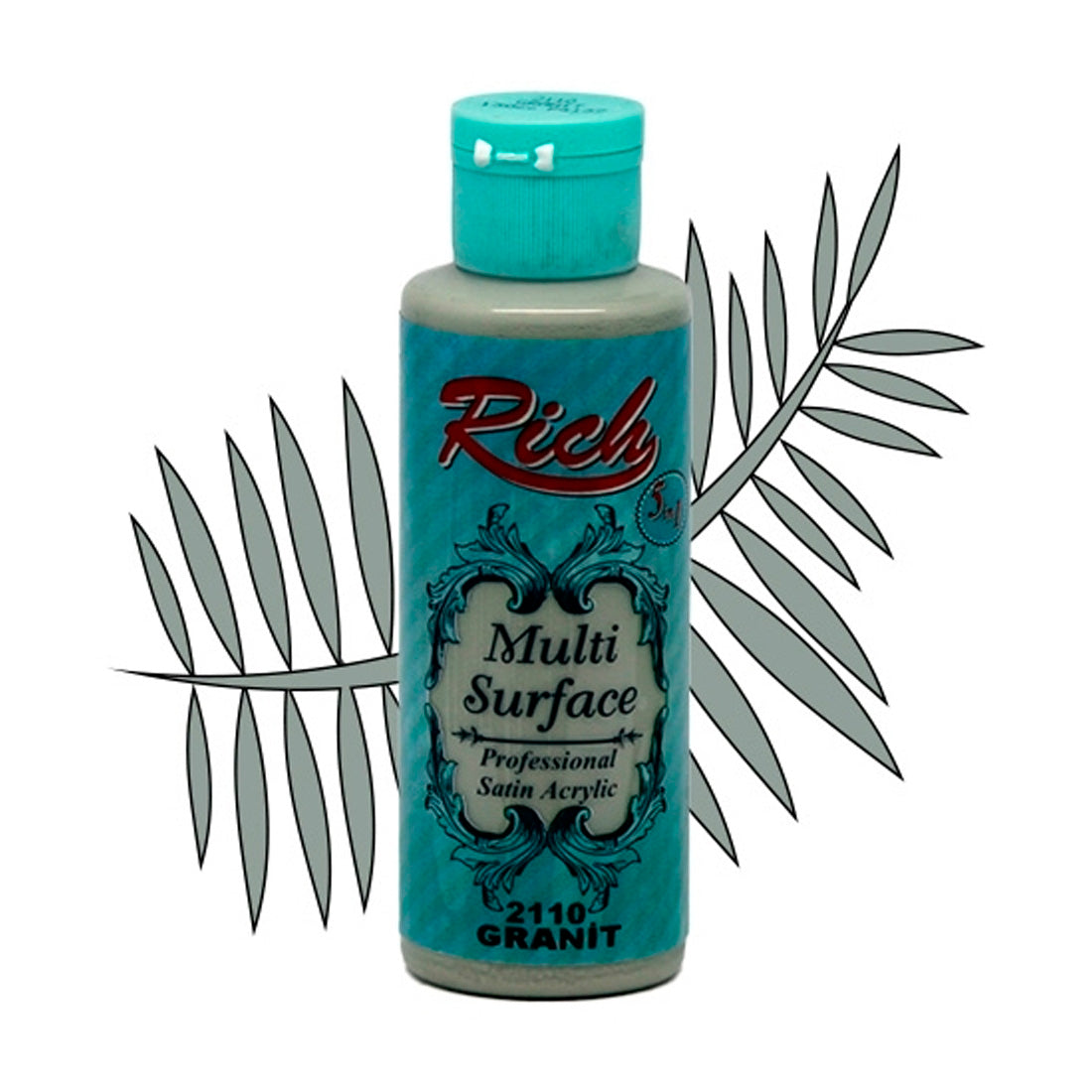 Rich Multi Surface Granite 120 cc Akrilik Boya - Sanatsal Hobi ve Dekorasyon Boyası