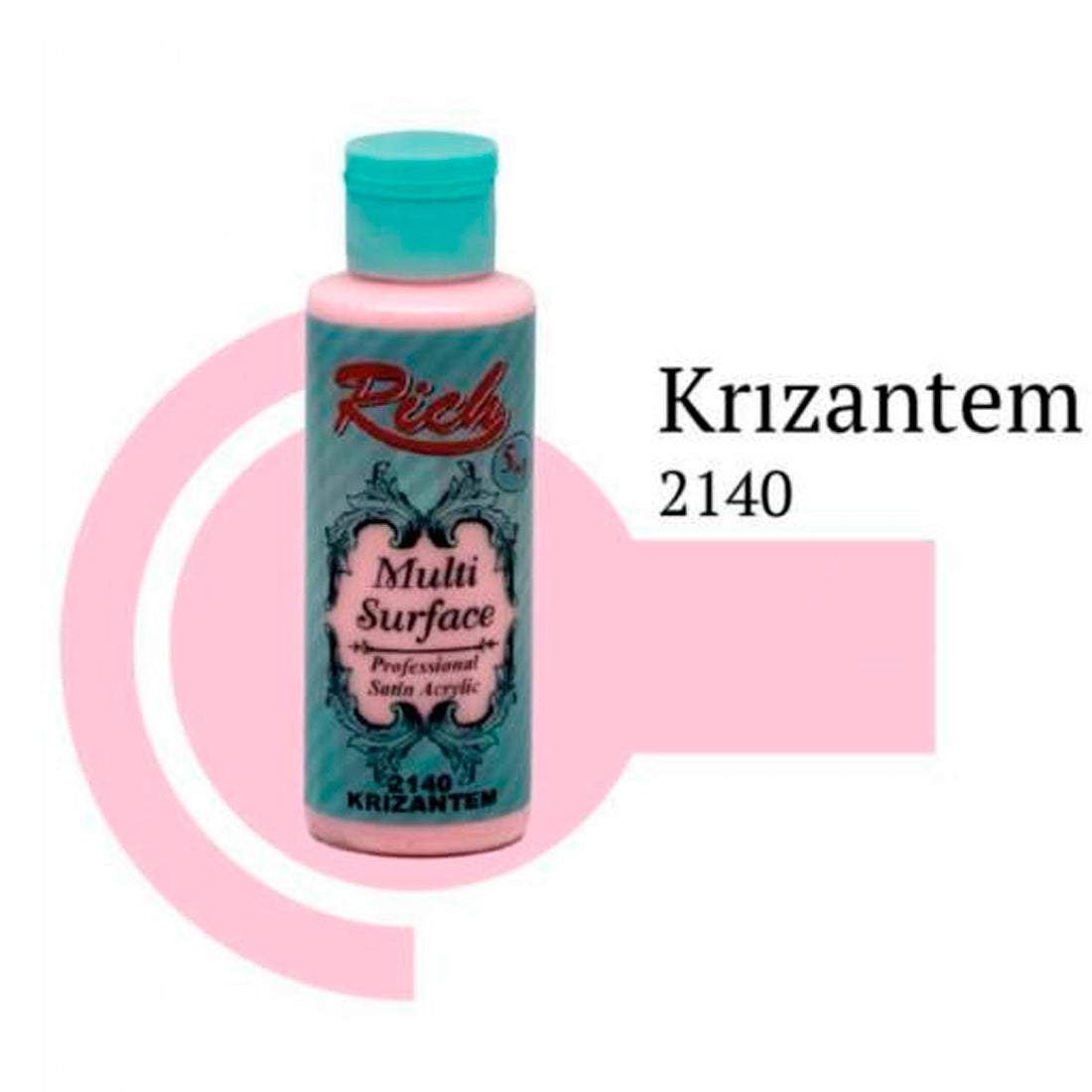 Rich Multi Surface Krizantem 120 cc Akrilik Boya - Sanatsal Hobi ve Dekoratif Boyama İçin