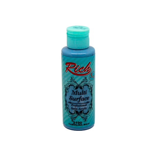 Rich Multi Surface Petrol Mavi 120 cc Akrilik Boya 2192