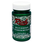 Rich Multi Surface Titanium Metalic Akrilik Boya Yeşil 90 cc - Sanatsal Hobi ve Dekorasyon Boyası