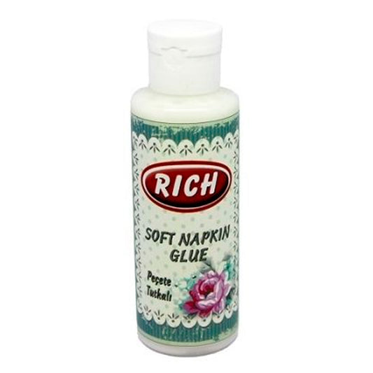 Rich Sft Napkin Glue 120 cc Peçete Tutkalı - Dekupaj Hobi ve Sanatsal Yapıştırıcı