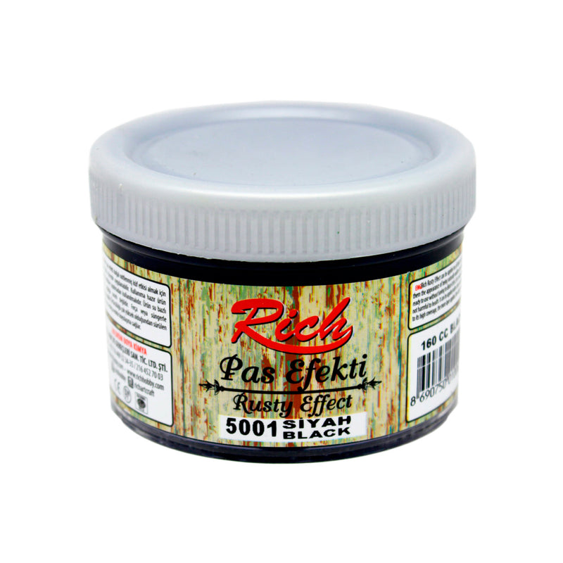 Rich Siyah 160 cc Pas Efekti - Sanatsal Hobi ve Dekorasyon Malzemesi