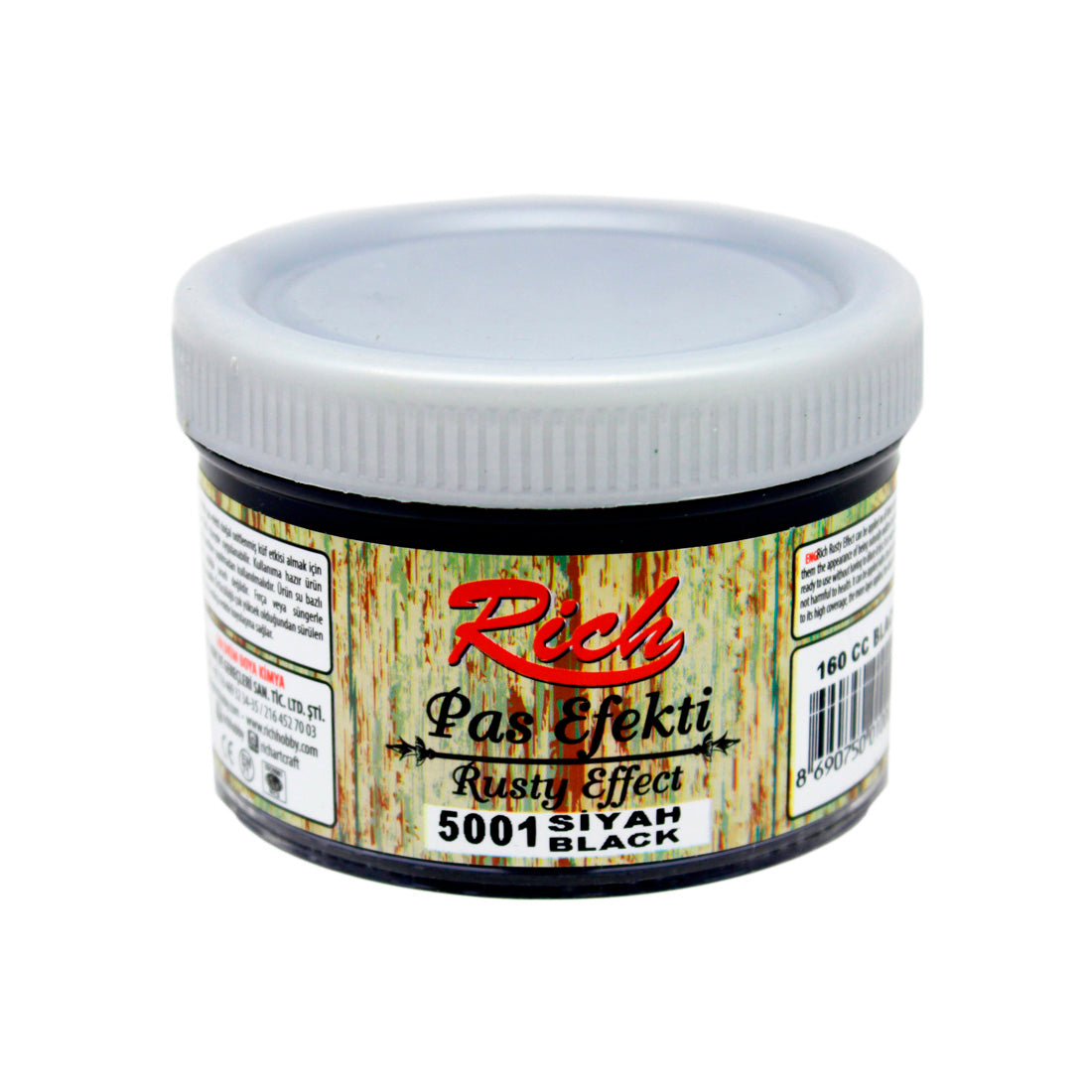 Rich Siyah 160 cc Pas Efekti - Sanatsal Hobi ve Dekorasyon Malzemesi