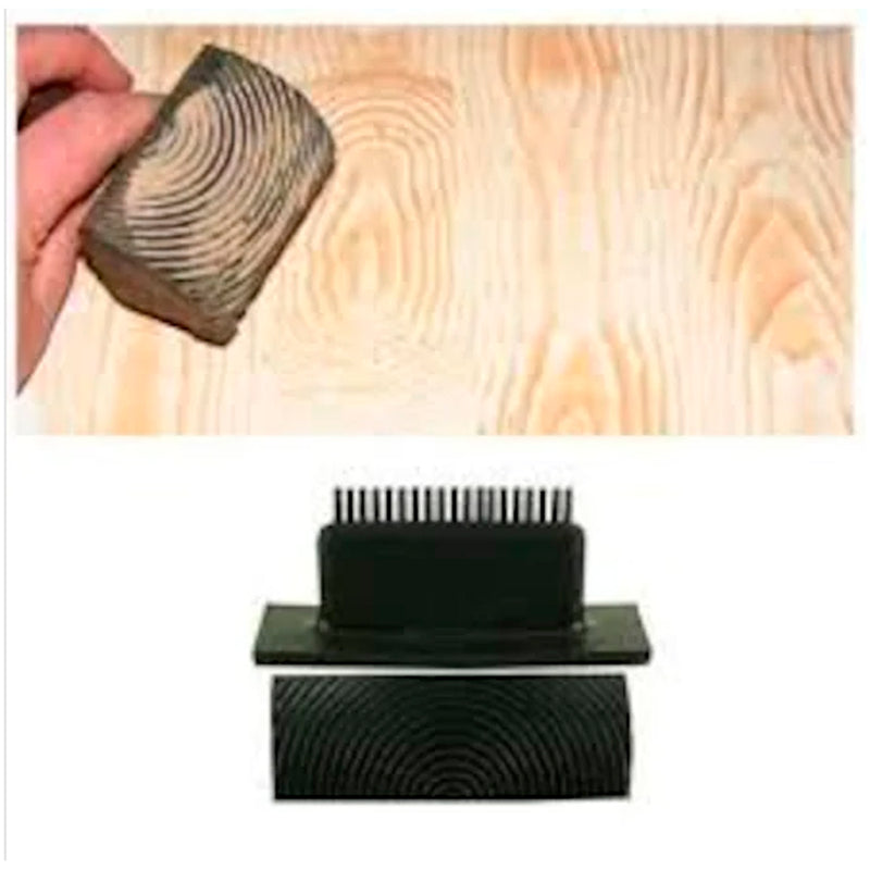 Rich Siyah Doku Tarağı - Sanatsal Dokulandırma ve Tekstür Efektleri Malzemesi