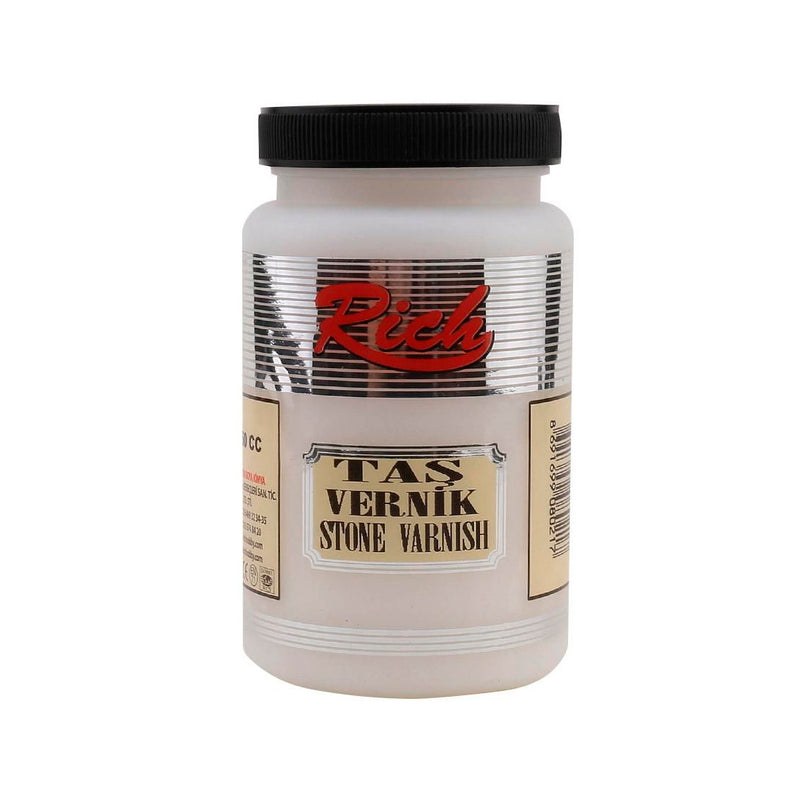 Rich Stone 250 cc Taş Vernik - Sanatsal Hobi ve Koruyucu Parlatıcı Vernik