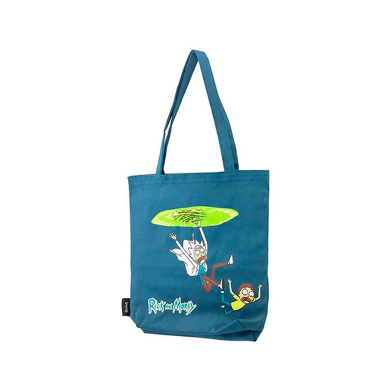 Rick and Morty Portal Gabardin Lacivert Bez Çanta 389231