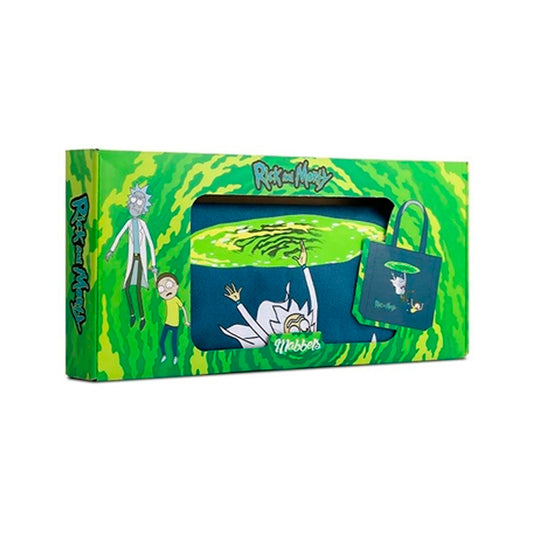 Rick and Morty Portal Gabardin Lacivert Bez Çanta 389231