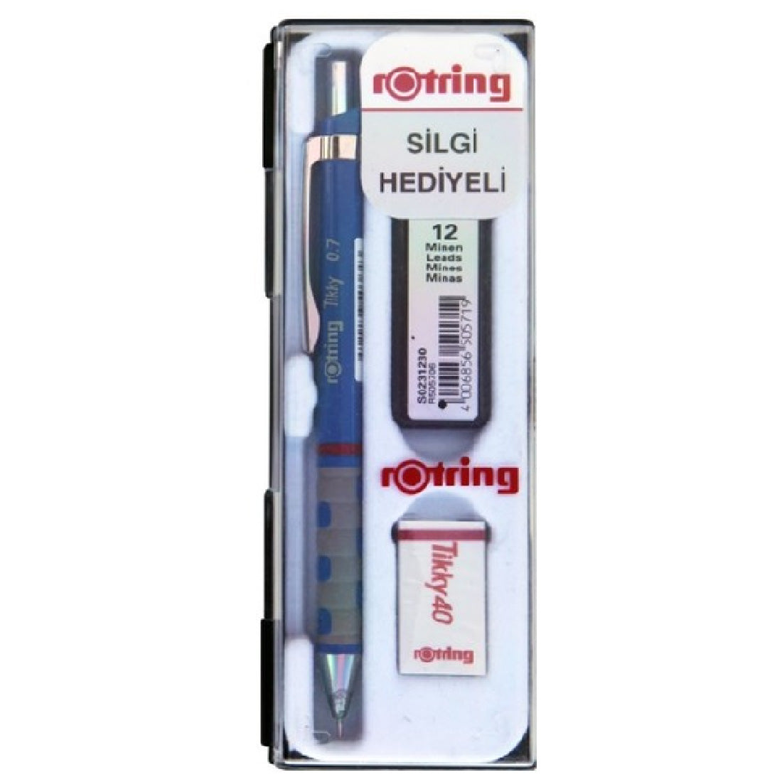 Rotring Tikky 0,7mm Mavi Versatil Okul Seti