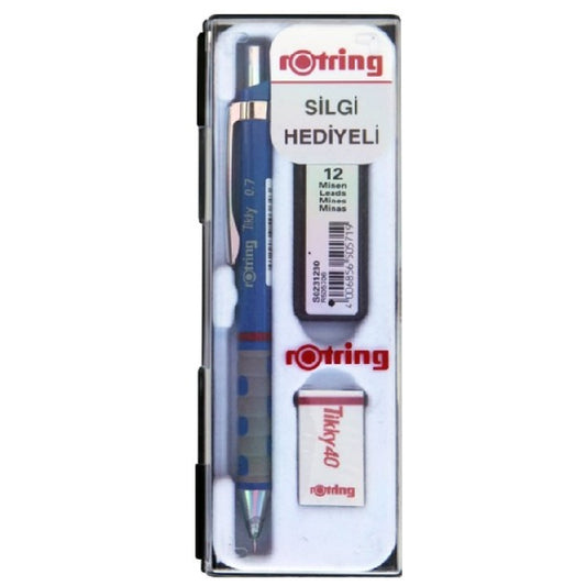 Rotring Tikky 0,7mm Mavi Versatil Okul Seti