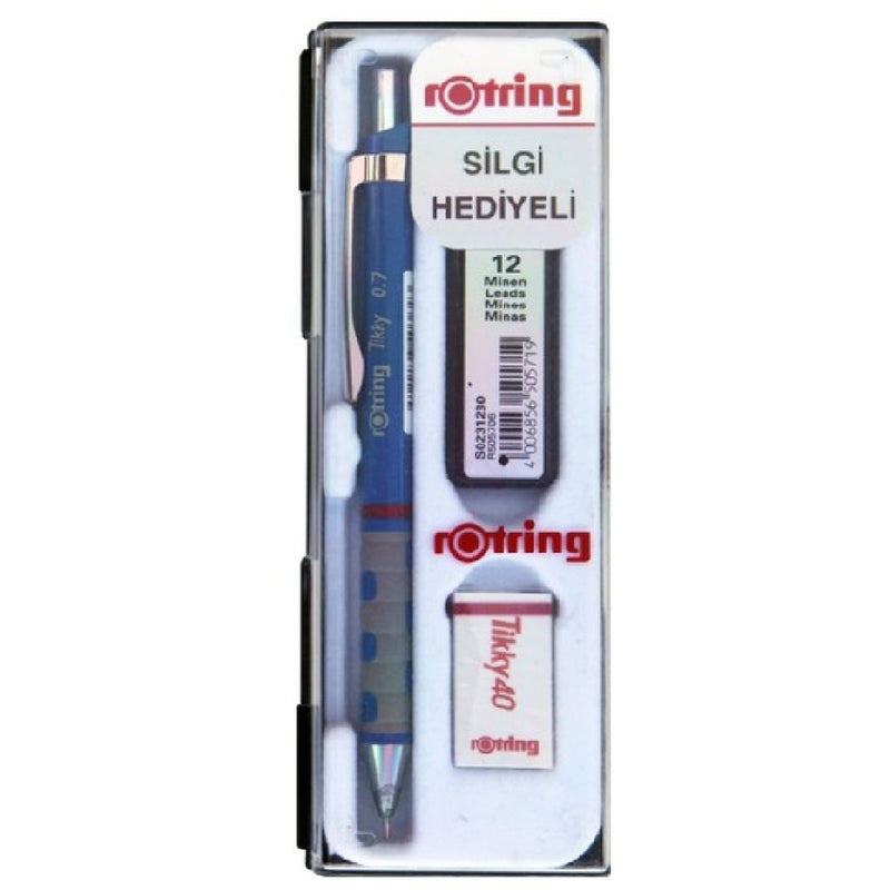 Rotring Tikky 0,7mm Mavi Versatil Okul Seti