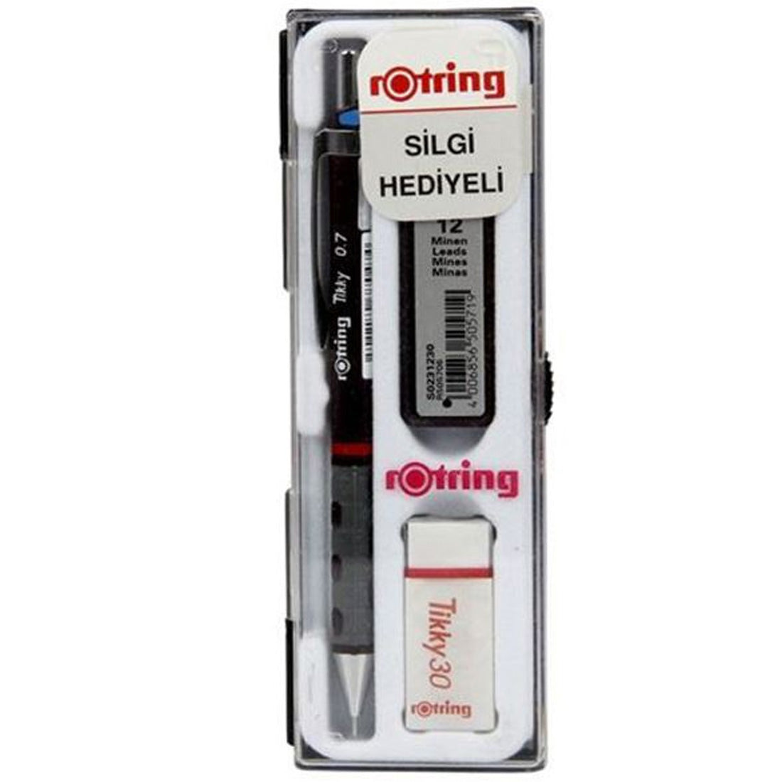Rotring Tikky Bordo 0,7mm Okul Seti Versatil Kalem RO-KK07-07