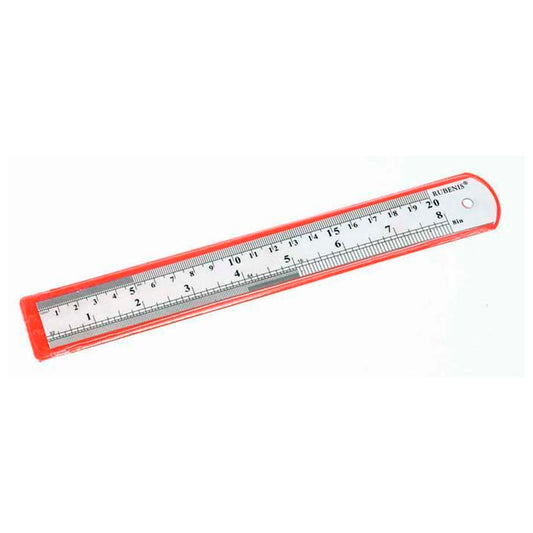 Rubenis 20 cm Çelik Cetvel - Çizim, Ölçüm ve Hassas İşler İçin
