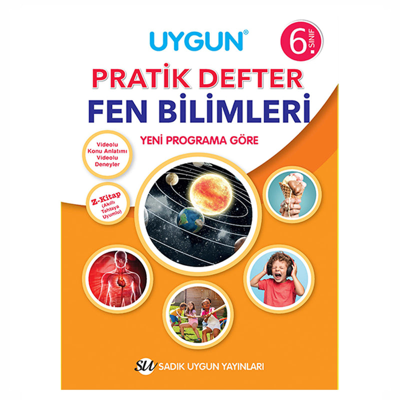 Sadık Uygun Yayınları 6. Sınıf Fen Bilimleri Pratik Defter