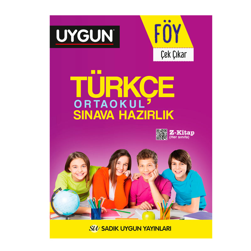 Sadık Uygun Yayınları 8. Sınıf Türkçe FÖY Çek Çıkar Yaprak Test