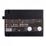 Sakura 21x15 cm Siyah Kağıt 80 Sayfa Eskiz Defteri - Sanatsal Çizim ve Not Tutma Defteri