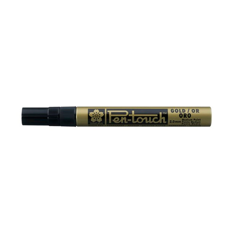 Sakura Pen-Touch Altın 2,0 mm Kaligrafi Kalemi - Sanatsal Çizim, Yazı Sanatı ve Hobi Kalemi