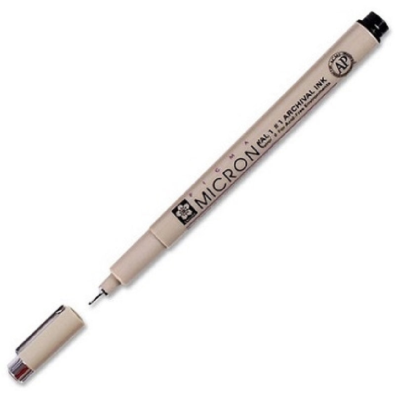 Sakura Pigma Micron Siyah 0,35mm Çizim Kalemi - Sanatsal ve Eskiz Kalemi