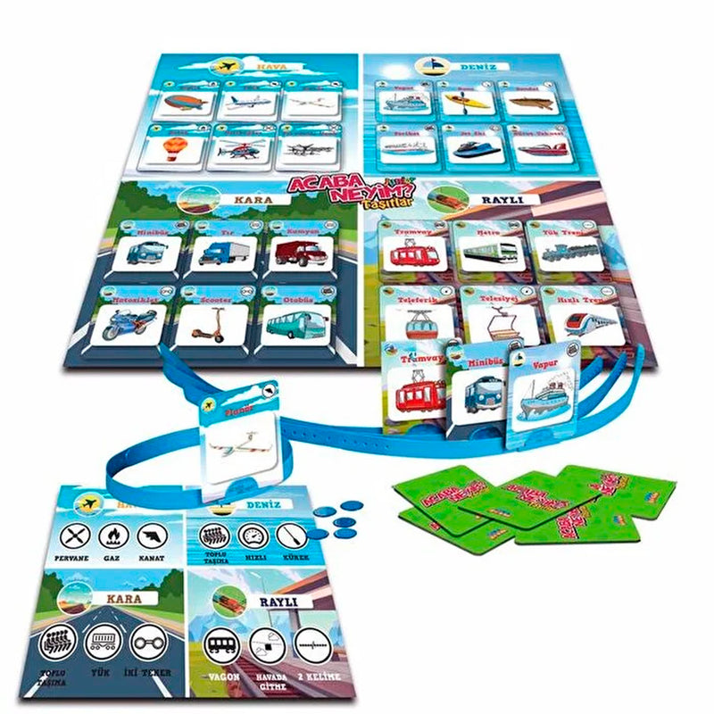 Samatlı Acaba Neyim? Junıor Taşıtlar Kutu Oyunu 72605