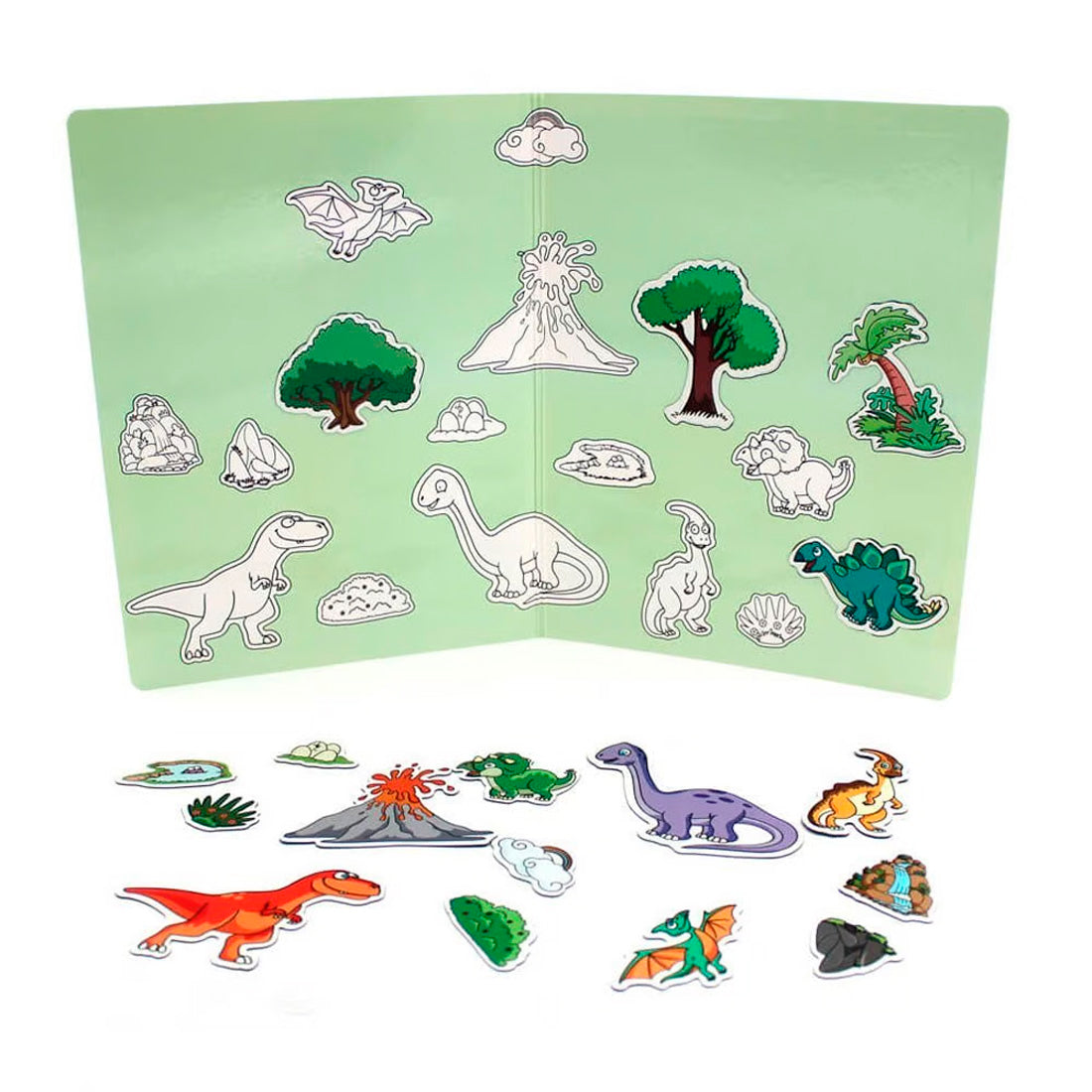 Samatlı Dıno World Manyetik Hikaye Oluşturma Kutu Oyunu 83915