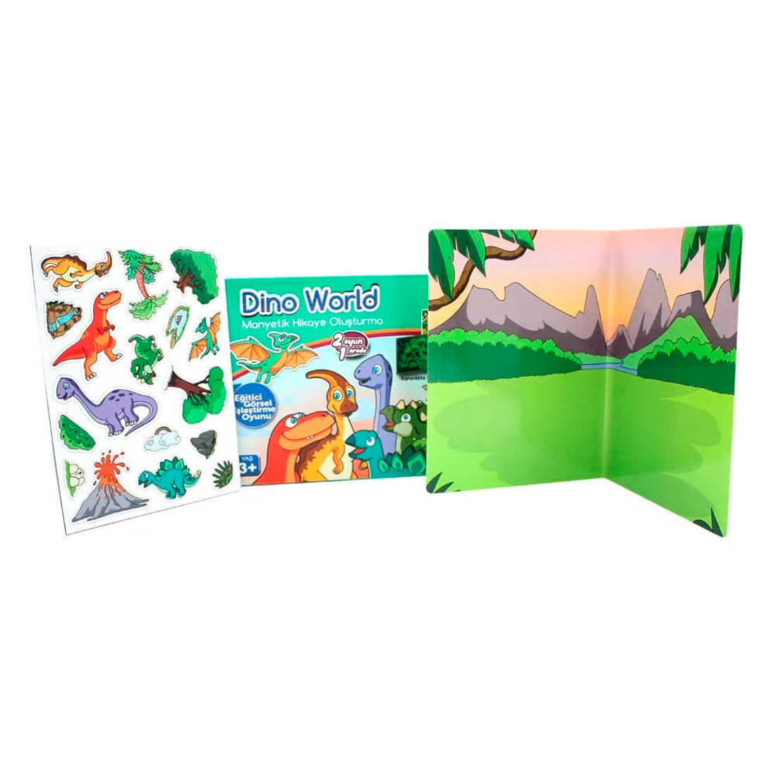 Samatlı Dıno World Manyetik Hikaye Oluşturma Kutu Oyunu 83915
