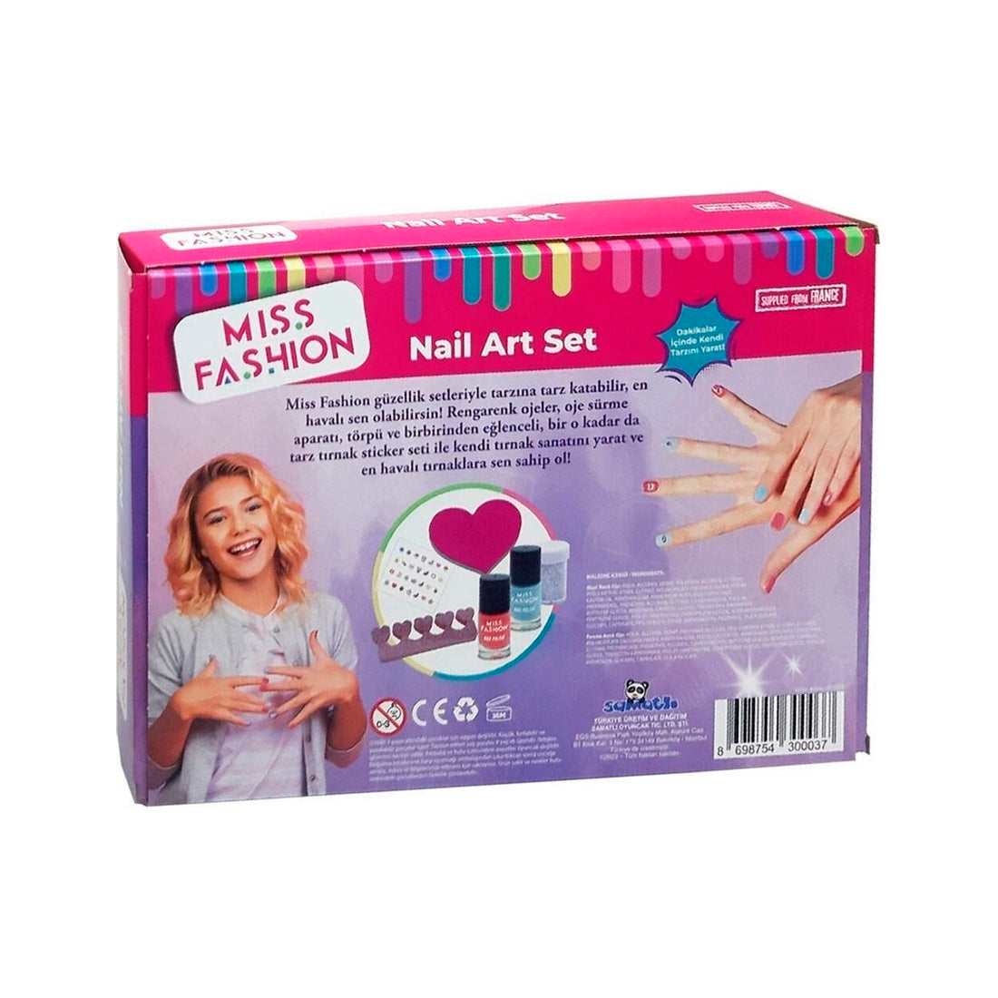 Samatlı Oyuncak Miss Fashion Nail Art Set 67303