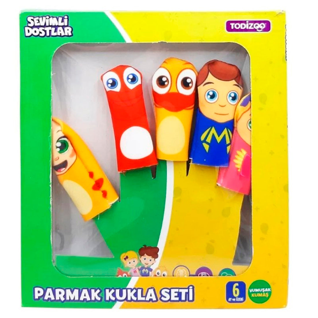 Samatlı Sevimli Dostlar Parmak Kukla Seti Kutu Oyunu 83926