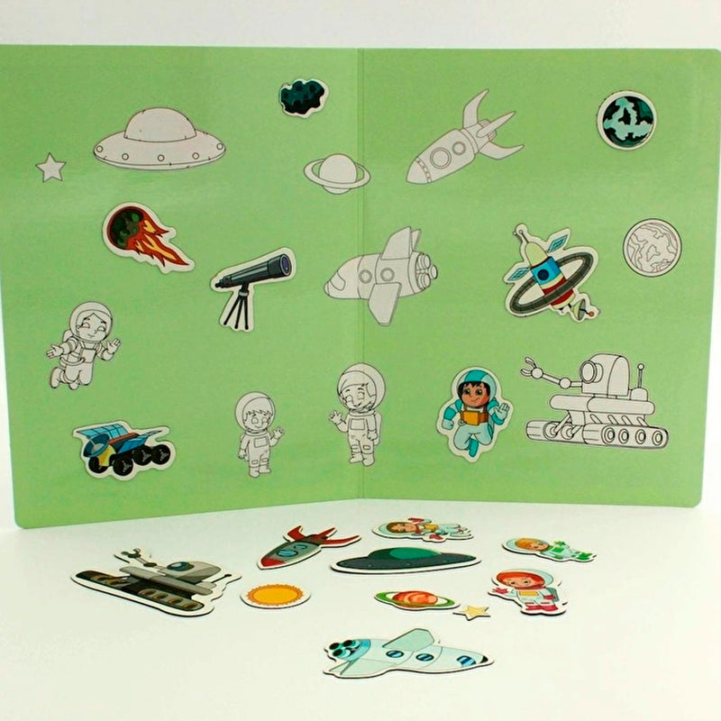 Samatlı Space World Manyetik Hikaye Oluşturma Kutu Oyunu 83918