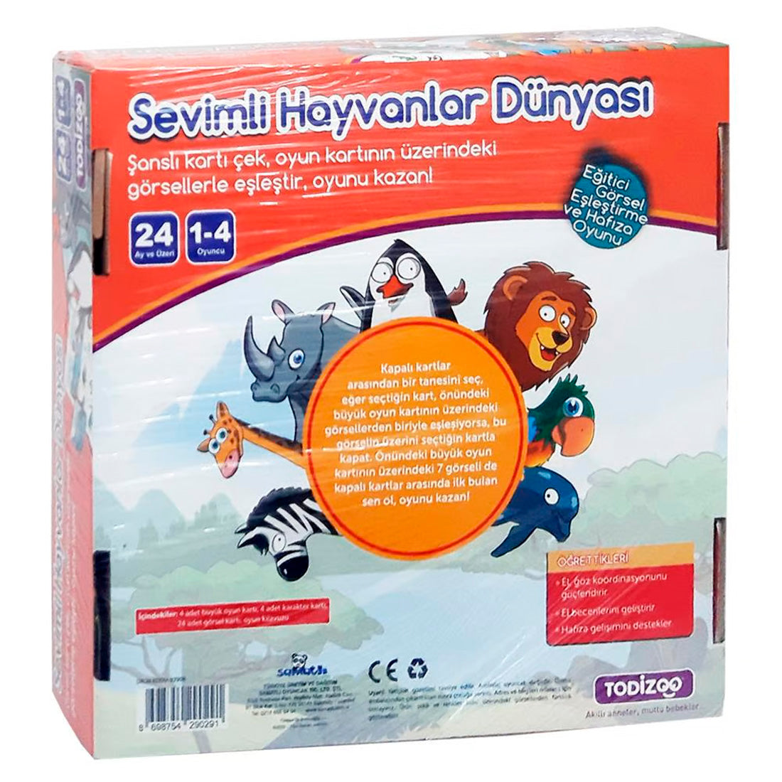Samatlı Todızoo Sevimli Hayvanlar Dünyası Kutu Oyunu 83908