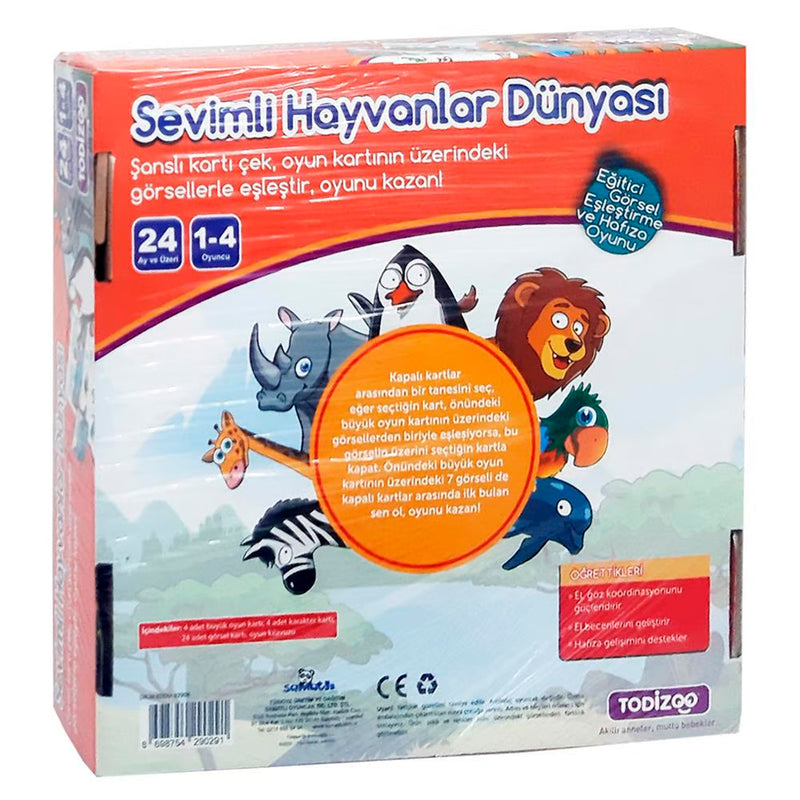 Samatlı Todızoo Sevimli Hayvanlar Dünyası Kutu Oyunu 83908