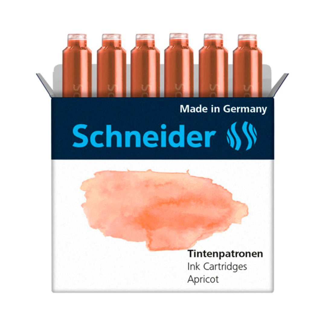 Schneider 6'lı Turuncu Dolma Kalem Kartuşu - Yedek Mürekkep, Ofis ve Okul İçin