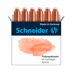 Schneider 6'lı Turuncu Dolma Kalem Kartuşu - Yedek Mürekkep, Ofis ve Okul İçin