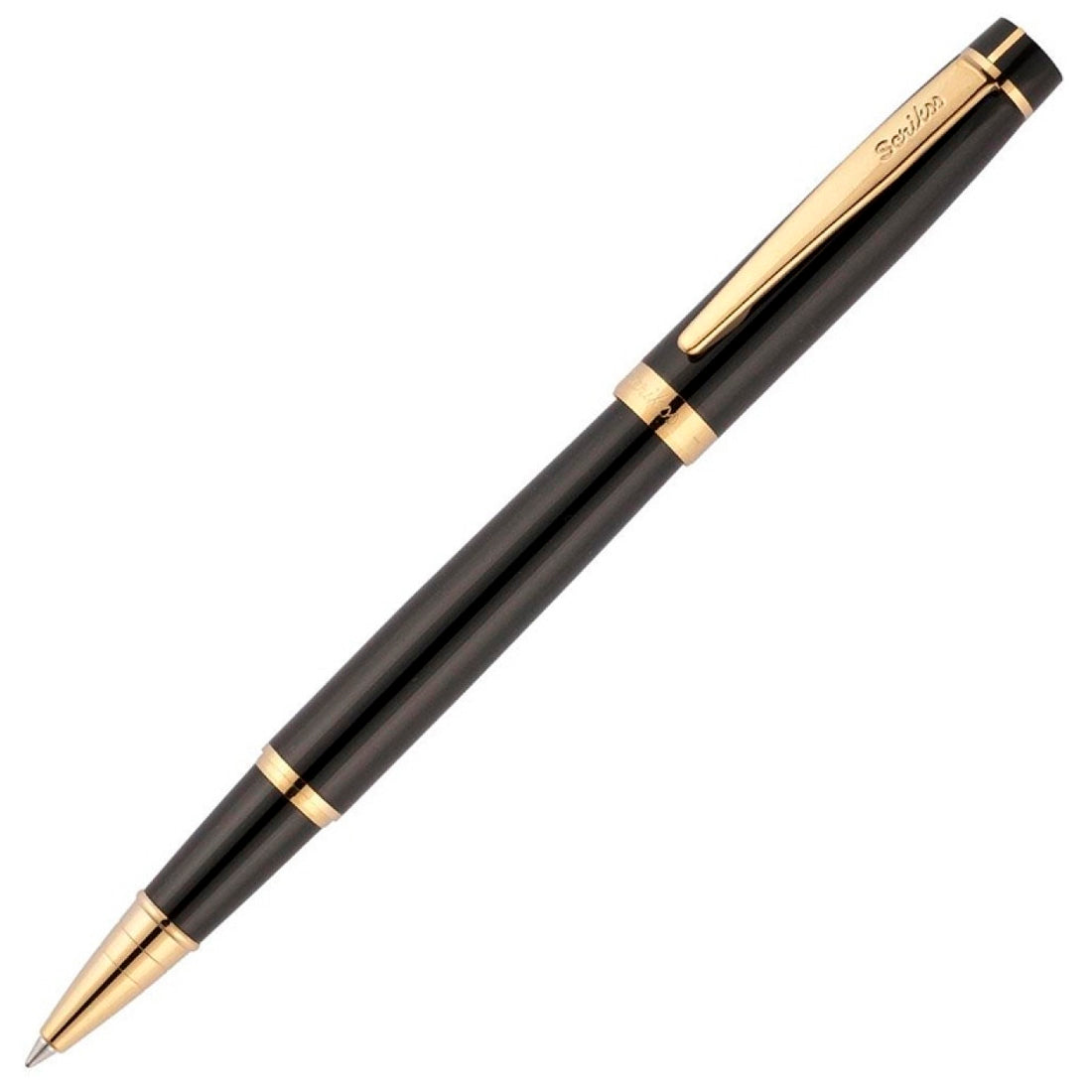 Scrikss 38 Siyah Altın Roller Kalem - Prestijli İmza ve Hediyelik Ofis Kalemi