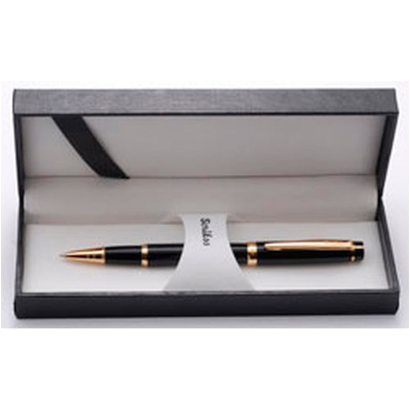 Scrikss 38 Siyah Altın Roller Kalem - Prestijli İmza ve Hediyelik Ofis Kalemi