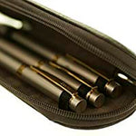 Scrikss Toscana Kahverengi 3'lü Kalemlik - Deri Kalem Kılıfı, Prestijli ve Hediyelik