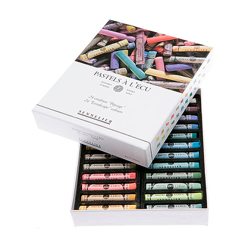 Sennelier 24'lü Extra Soft Pastel Boya - Sanatçı ve Profesyonel Resim, Çizim Boyası