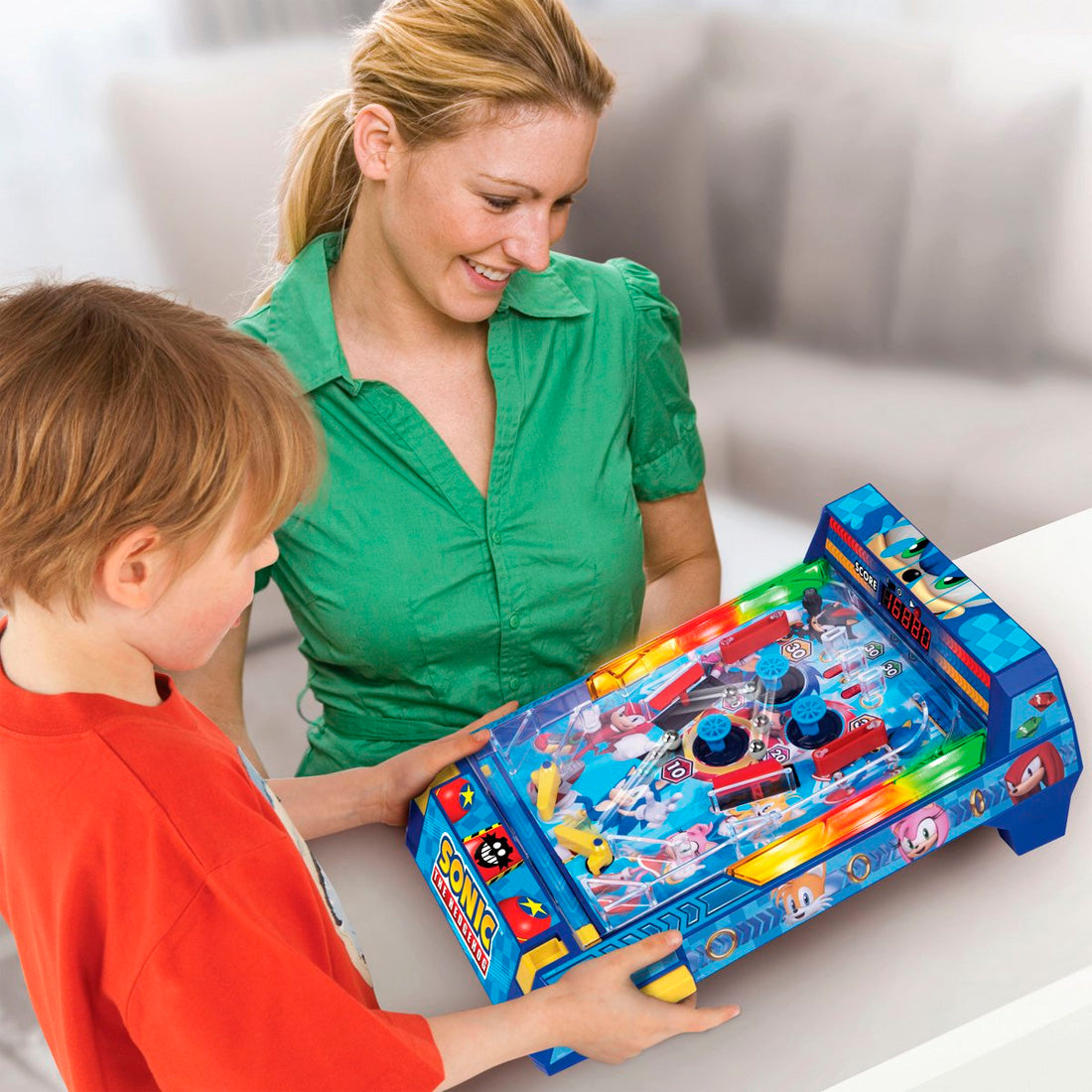 Sesli ve Işıklı Sonic Masaüstü Arcade Pinball Premium Seri S02030083