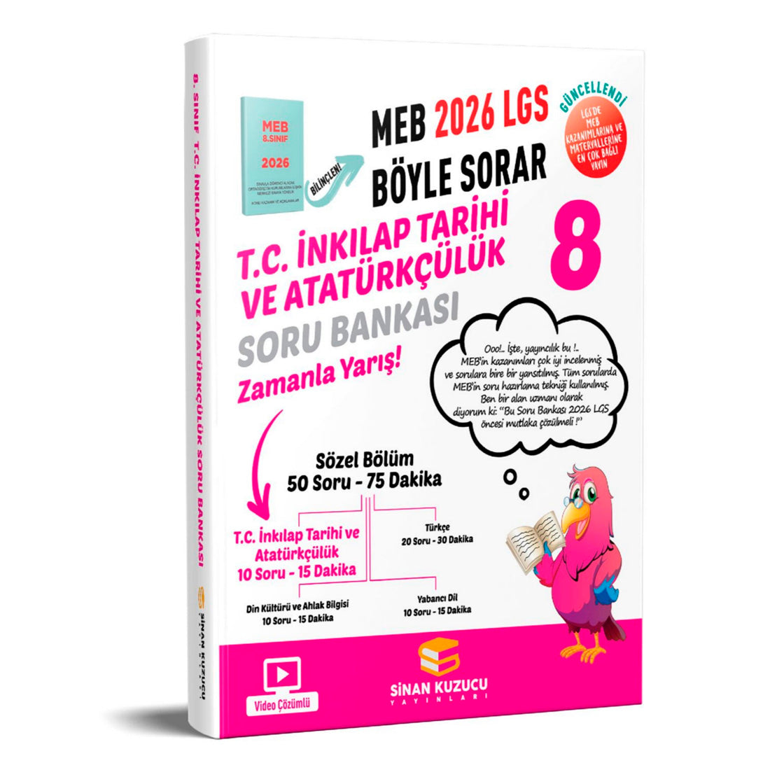 Sinan Kuzucu Yayınları 8. Sınıf Lgs Meb Böyle Sorar T.C. İnkılap Tarihi Ve Atatürkçülük Soru Bankası